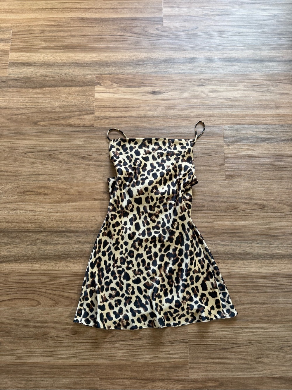 Leopard Print Slip Dress